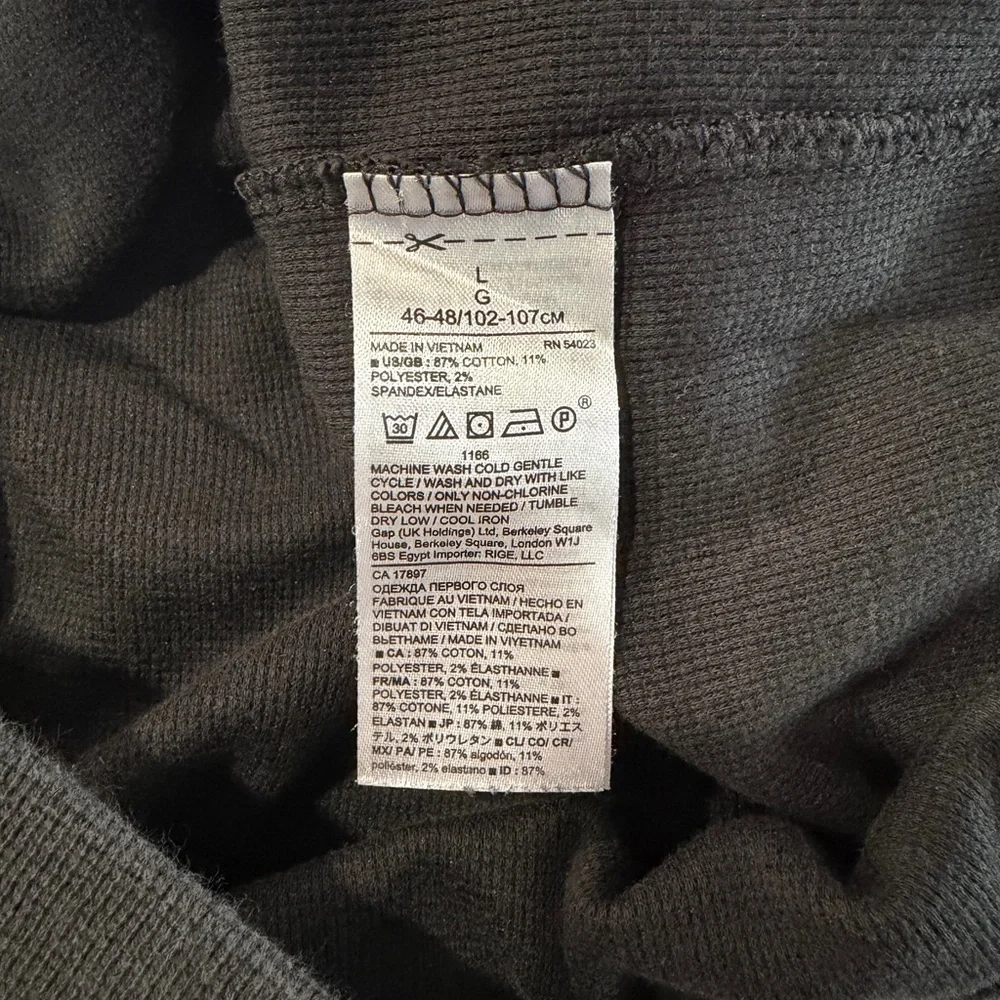 Banana Republic Size Large Men's Charcoal Gray Crewneck Sweater